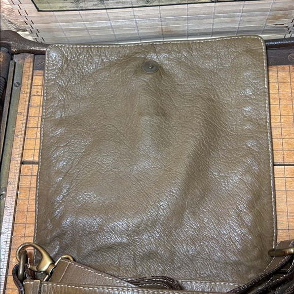 Avorio Italy Leather Crossbody Bag Tan Festival Messenger w Bosca Italian Wallet - Picture 12 of 17